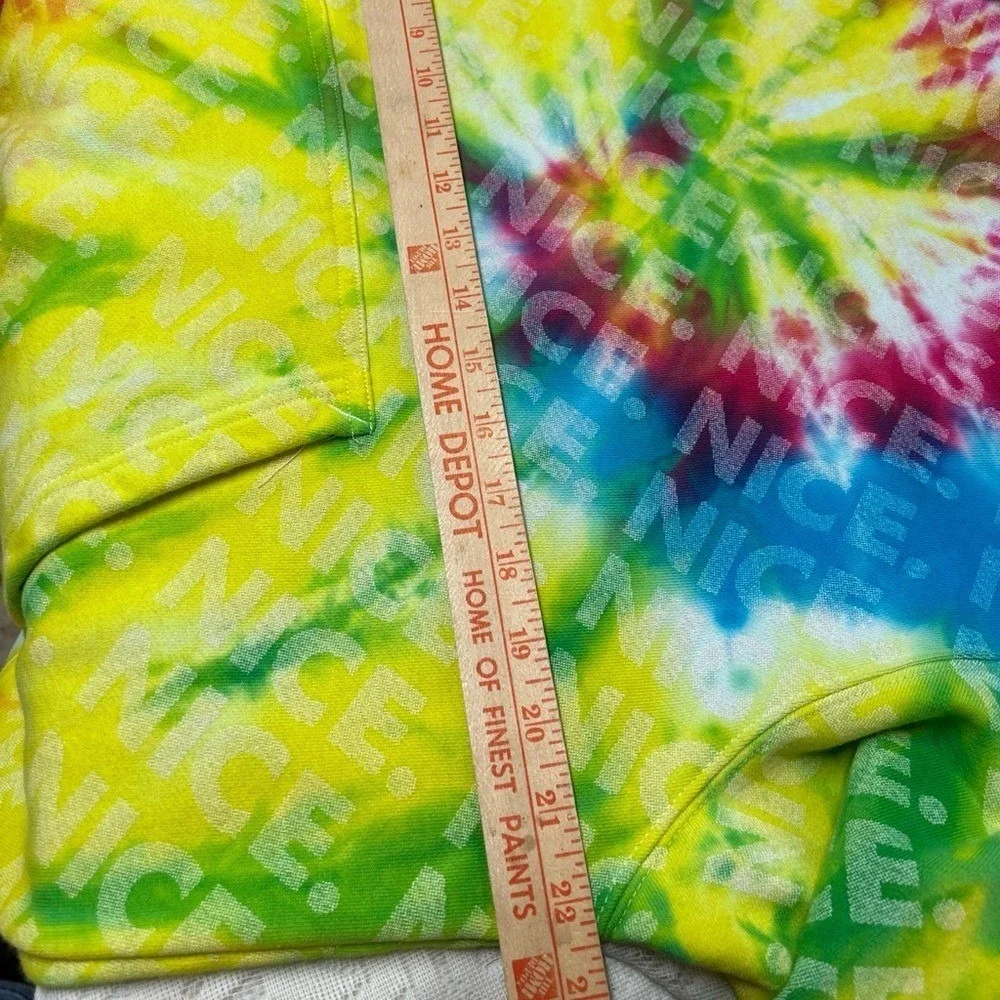 NiceKicks by Nike Tie-Dye‎ Hoodie with 'Nice' Print
